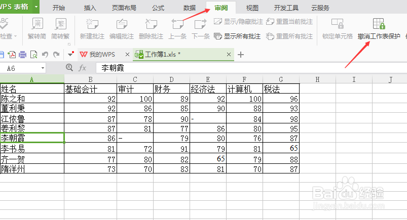 WPS excel想保护单元格怎么操作