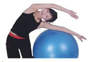 怎样使用健身球来塑身？