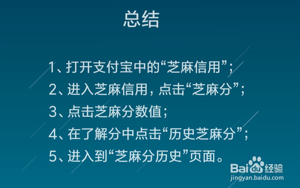 怎么查看支付宝芝麻信用的芝麻分历史