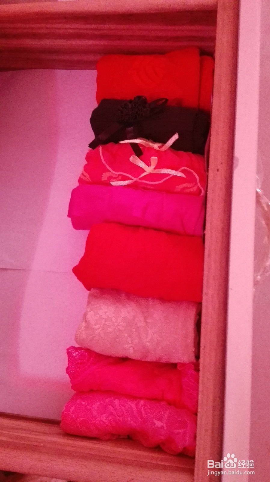 女士内裤这样摆放美观舒适