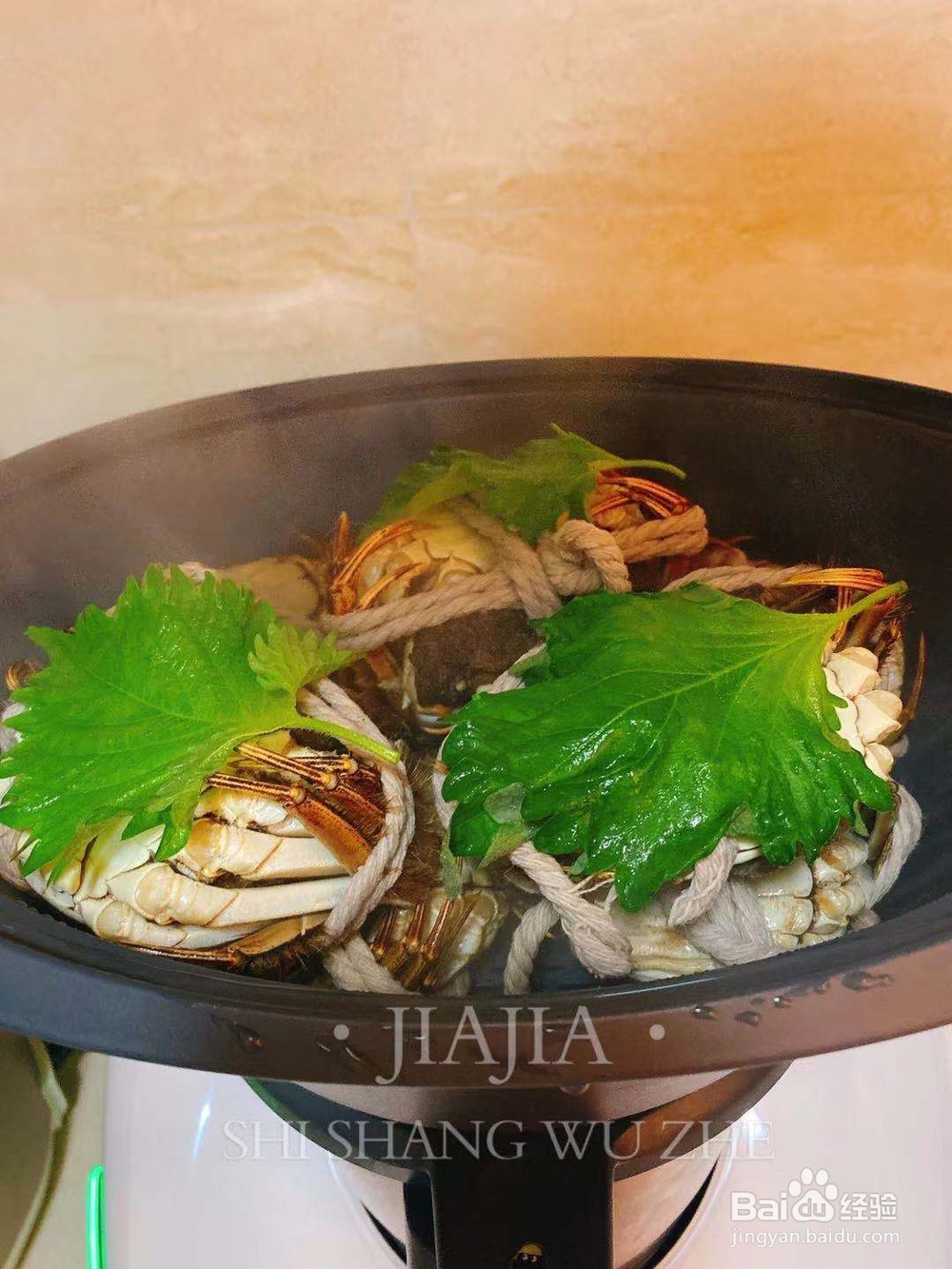 吃光光的清蒸大闸蟹