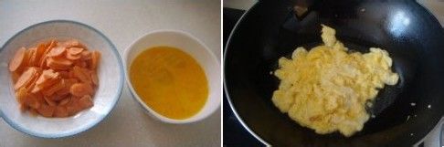 胡萝卜炒鸡蛋