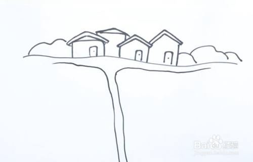 接着画出陆地的开形状.