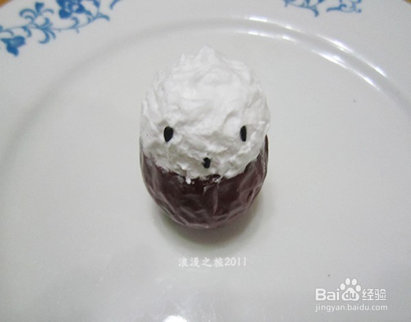 大枣制作圣诞老人圣诞雪人