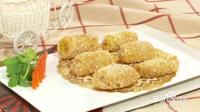 蛋酥香蕉卷做法