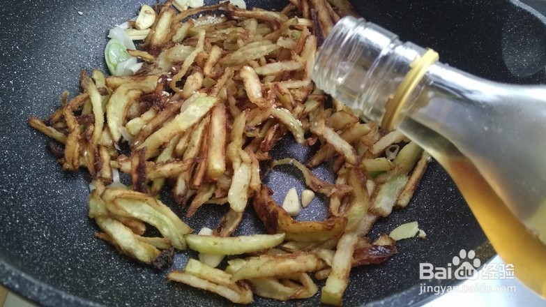 教你做干煸茄子丝