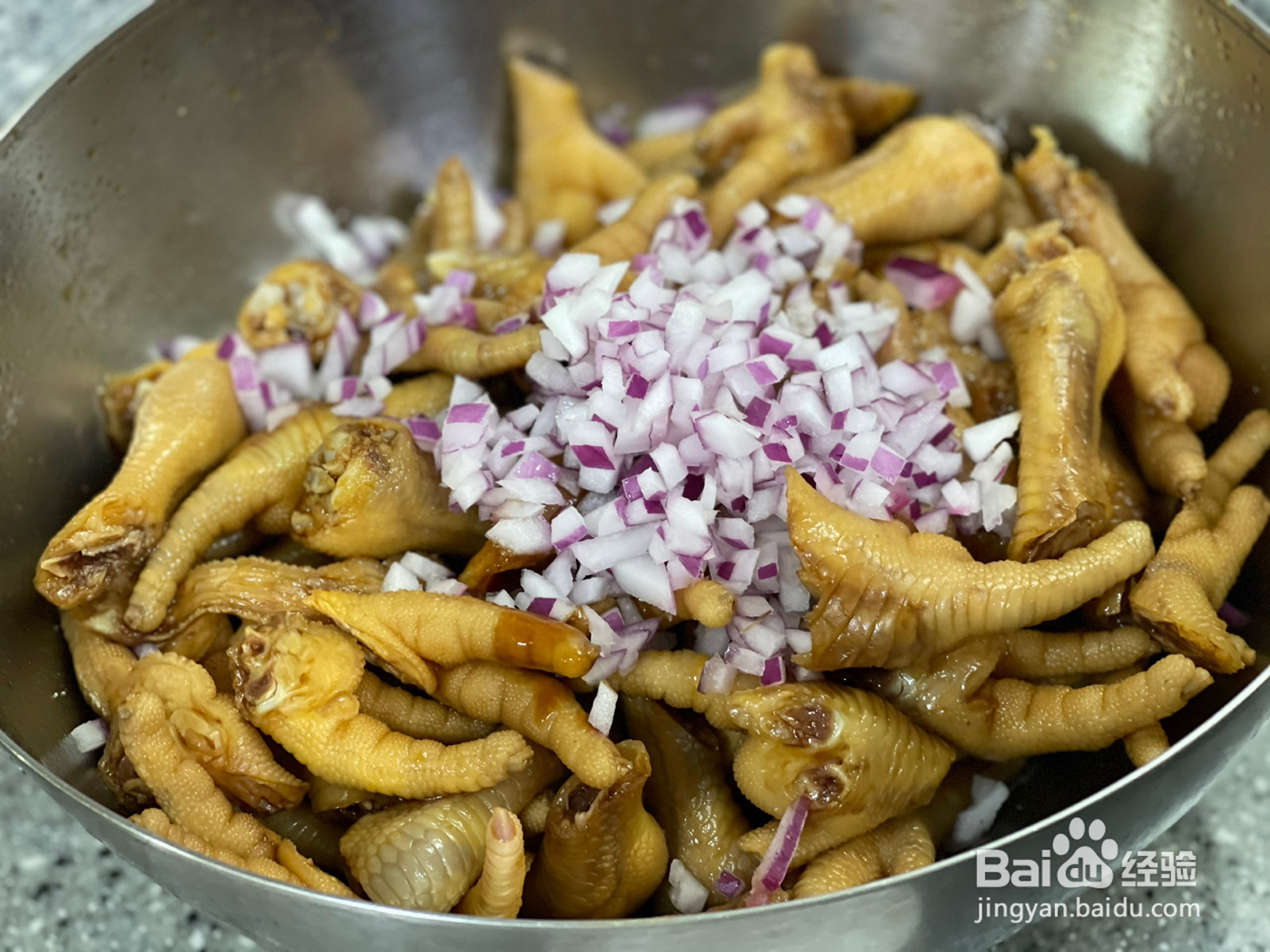 凉拌柠檬凤爪的做法