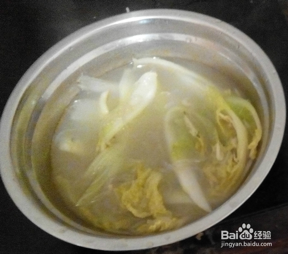 鲜美可口的白菜汤