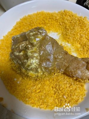 不用油的炸鸡腿的做法
