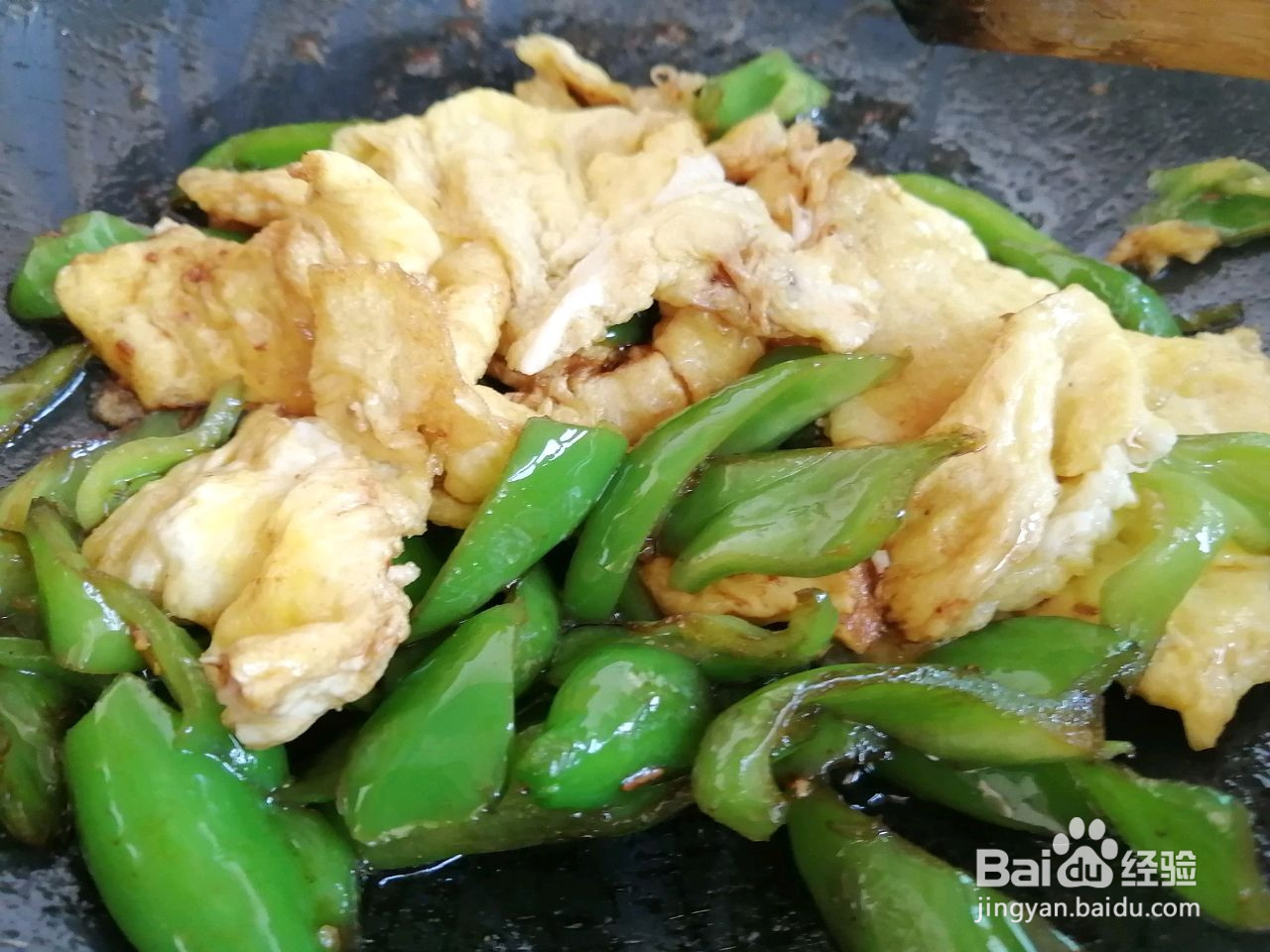 青椒鸡蛋下饭神器的做法
