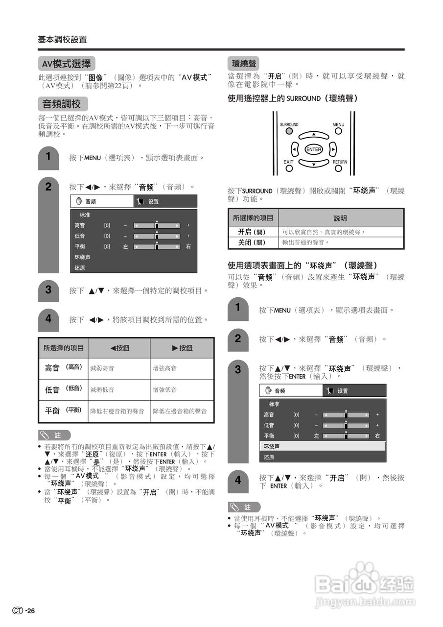 声宝LC-32BX6H型液晶电视机说明书:[3]