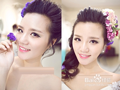 新娘花艺化妆造型设计