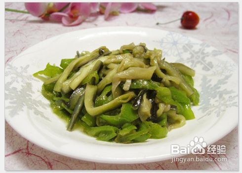 青椒茄丝怎么弄