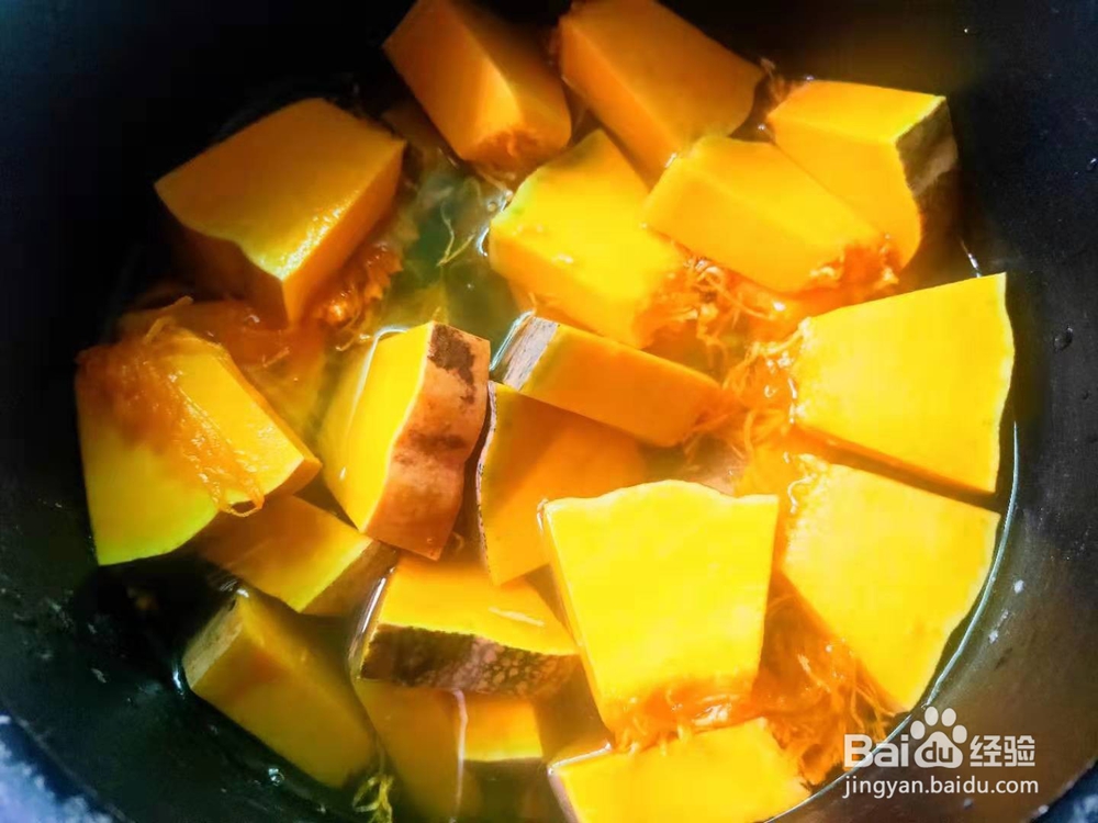 南瓜绿豆羹---便秘小菜谱