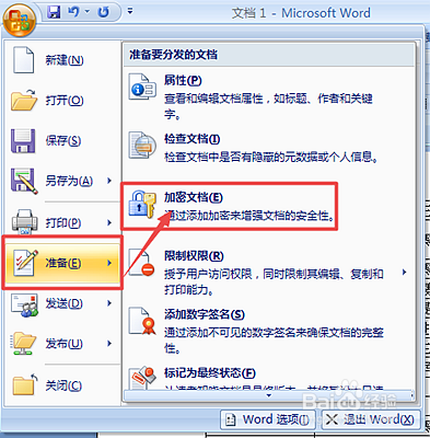 Word的小白技巧之加密文档