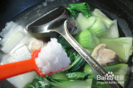 青菜冬瓜鸡腿汤