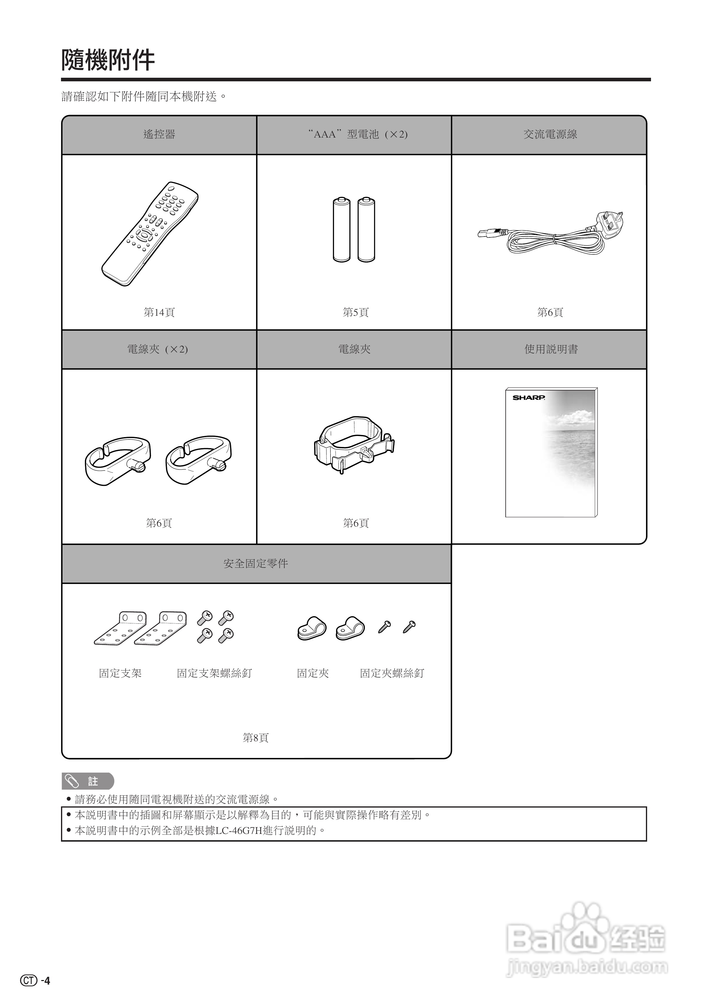 声宝LC-52G7H型液晶电视机说明书:[1]
