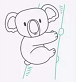 简笔画--如何画考拉