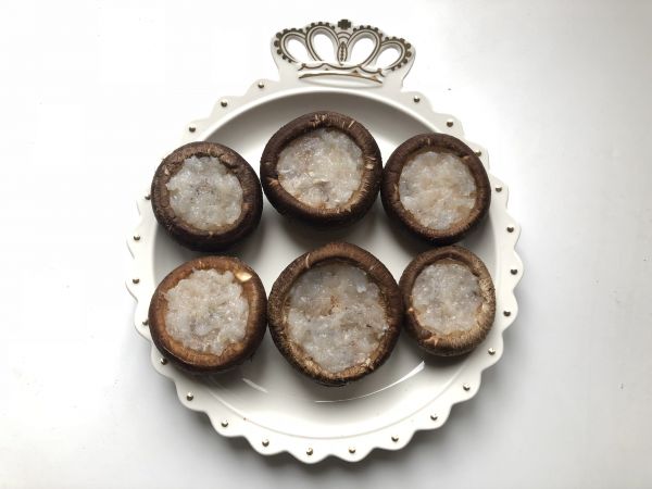 虾泥扇贝香菇盅