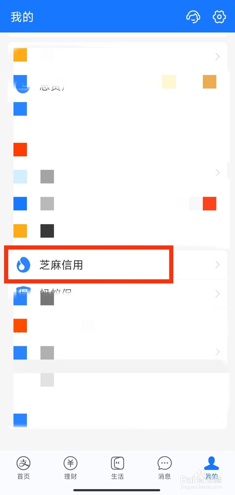 如何查看芝麻信用分