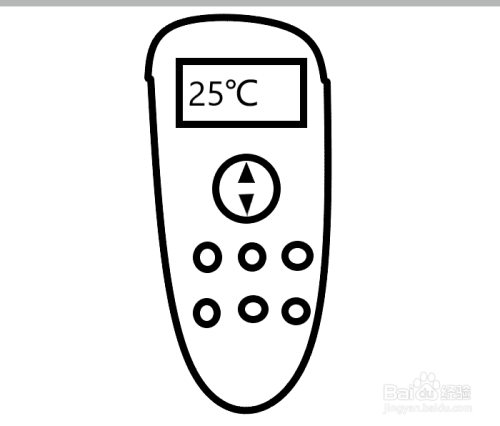 空调遥控器的画法教程