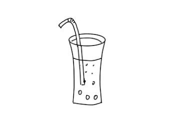 怎么画气泡水的简笔画