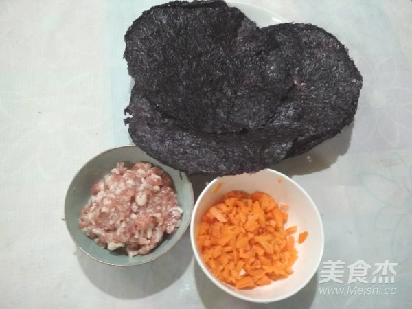 红萝卜紫菜汤