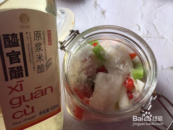 糖醋萝卜条的制作方法