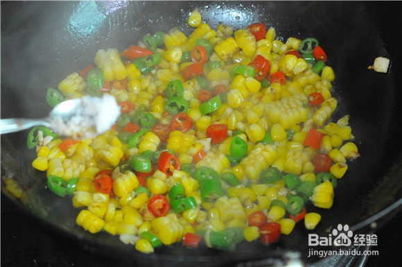 青辣椒炒玉米