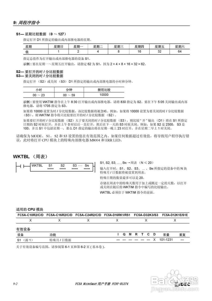 FC5A型可编程控制器_显示器使用说明书:[12]