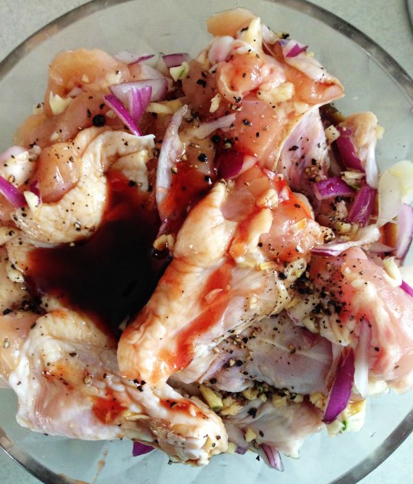 黑胡椒蜜汁烤翅