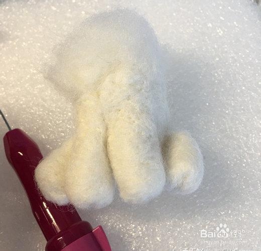 简单好看的泰迪犬羊毛毡diy教程