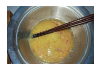 杂粮发糕煎蛋的做法步骤