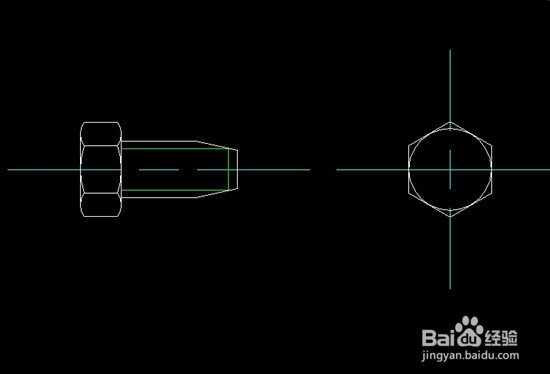 CAD绘制自攻螺（钣金用）