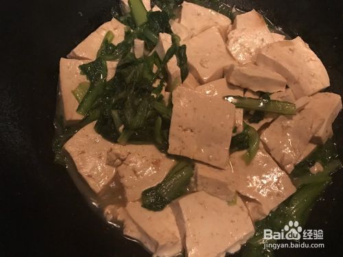 #过年#春节预备菜小白菜炖豆腐的做法