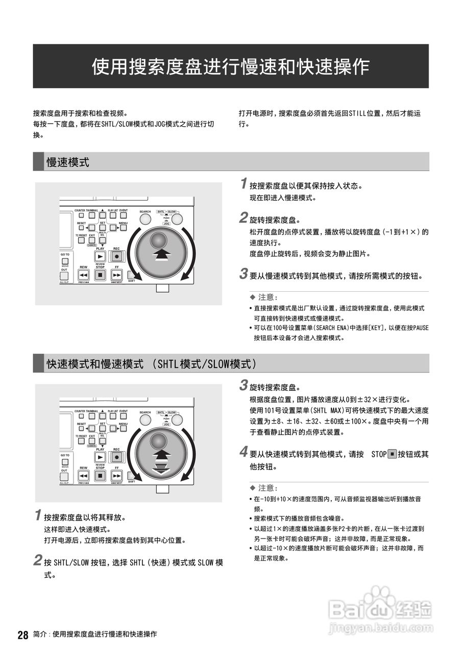 松下 AJ-HPS1500MC编辑录放机操作手册:[3]