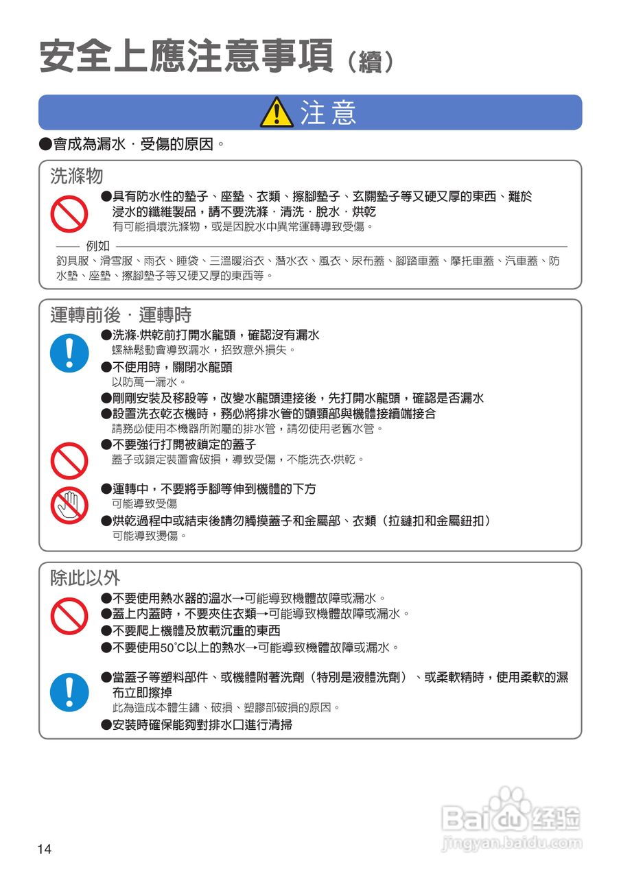 日立SF-BW12LV洗衣机使用说明书:[2]