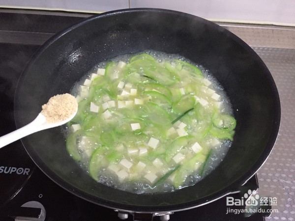 丝瓜豆腐汤的做法