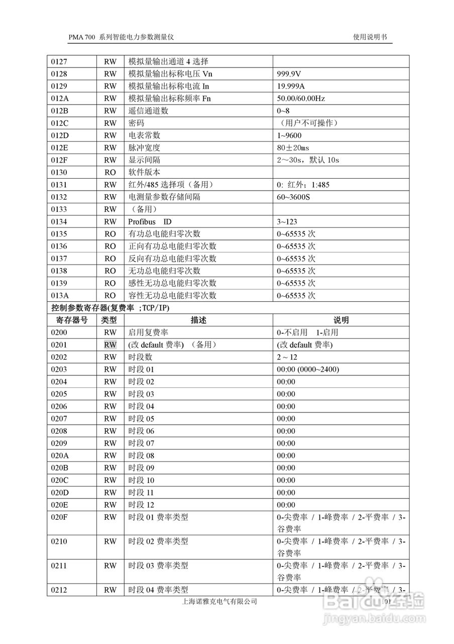 PMA 700智能电力参数测量仪使用说明书:[11]