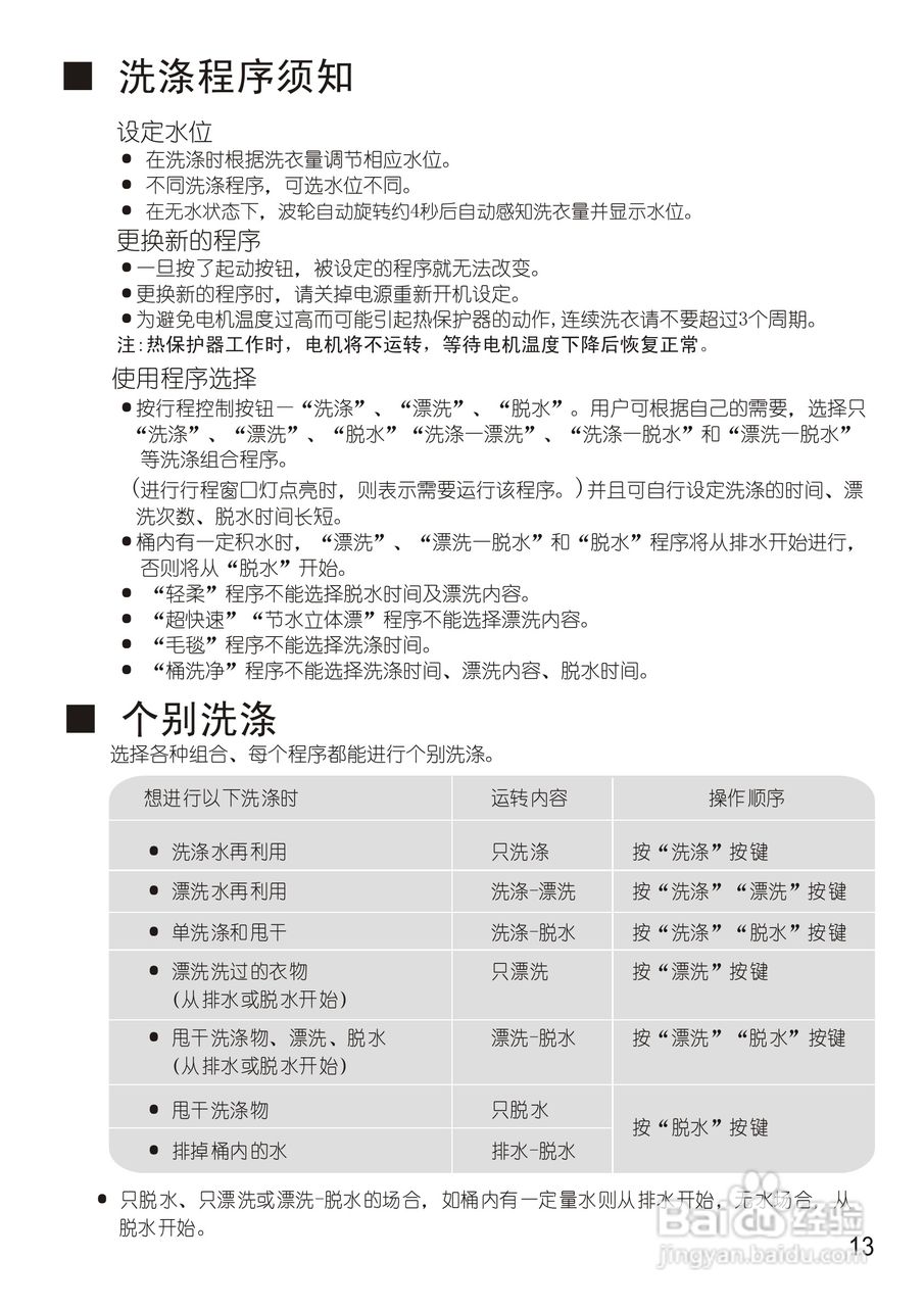 松下XQB75-Q740U洗衣机使用说明书:[2]