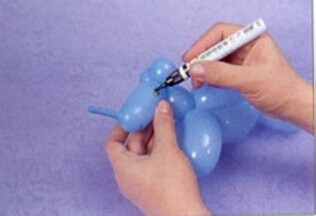 魔法气球造型教程系列之：[13]犀牛