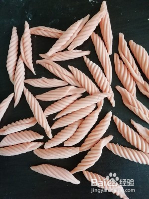 螺旋手工面 的制作