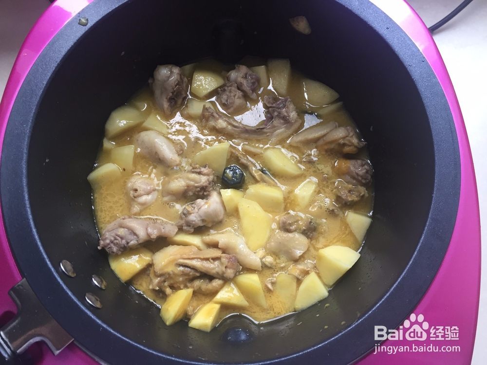 满屋飘香--椰汁咖喱鸡