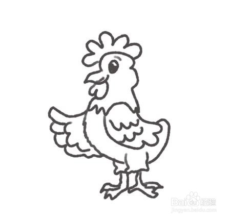 sketchbook怎么画公鸡