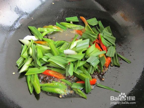 双椒豆豉炒肉丝