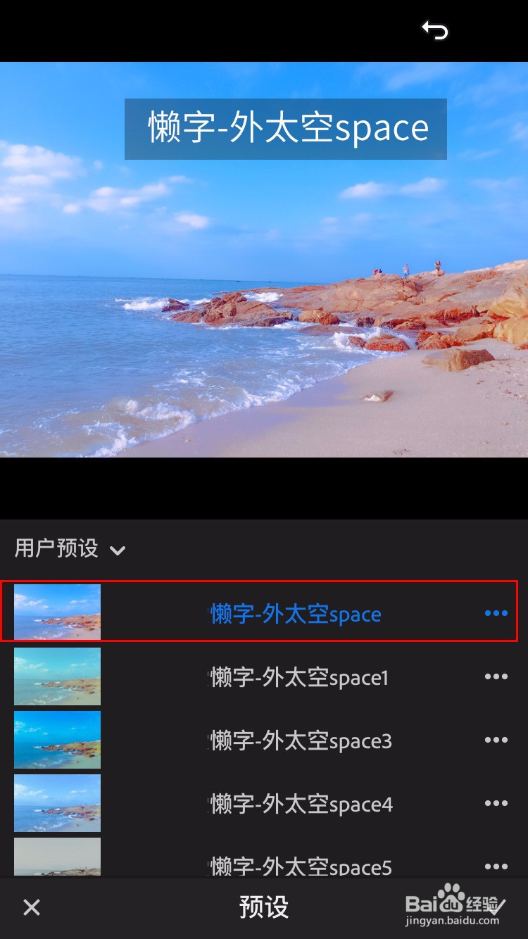 苹果手机LRcc如何导入预设