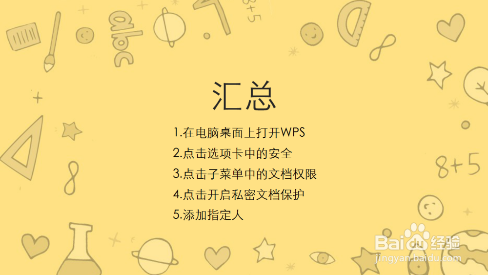 WPS中如何开启私密文件保护