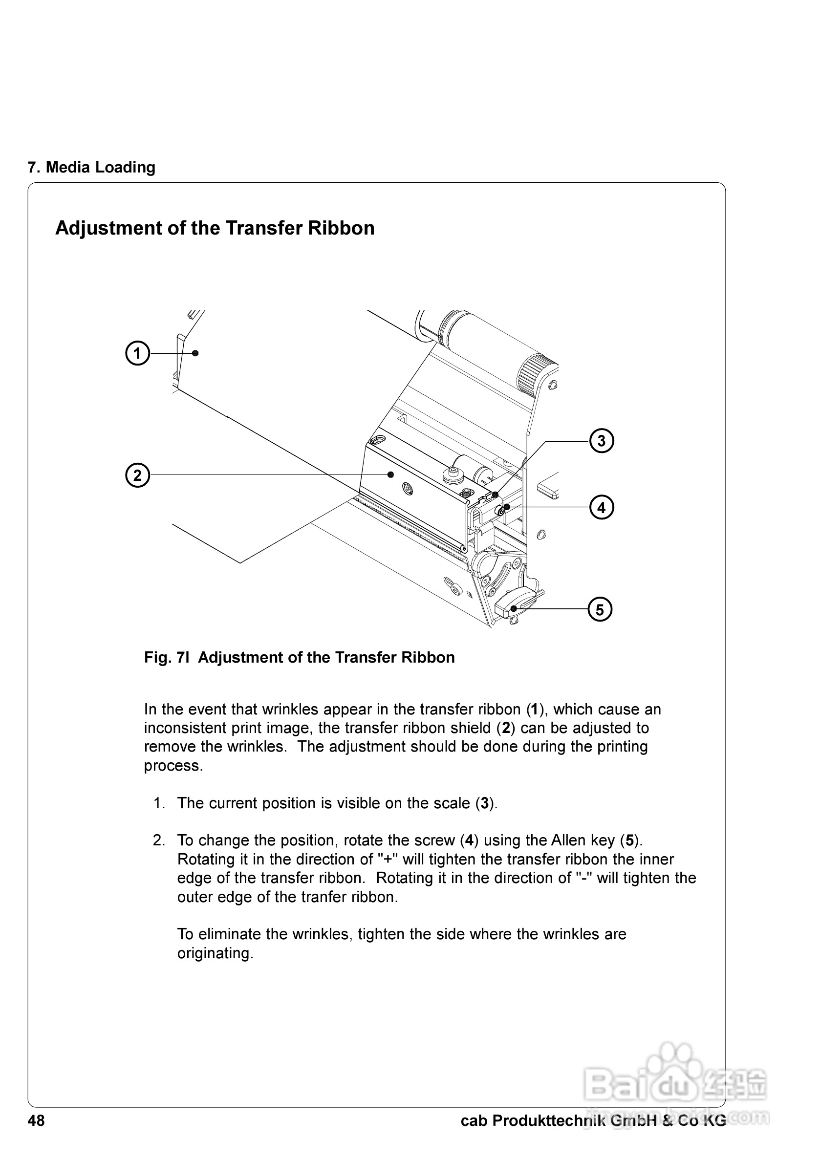 cab A8300打印机使用说明书:[5]