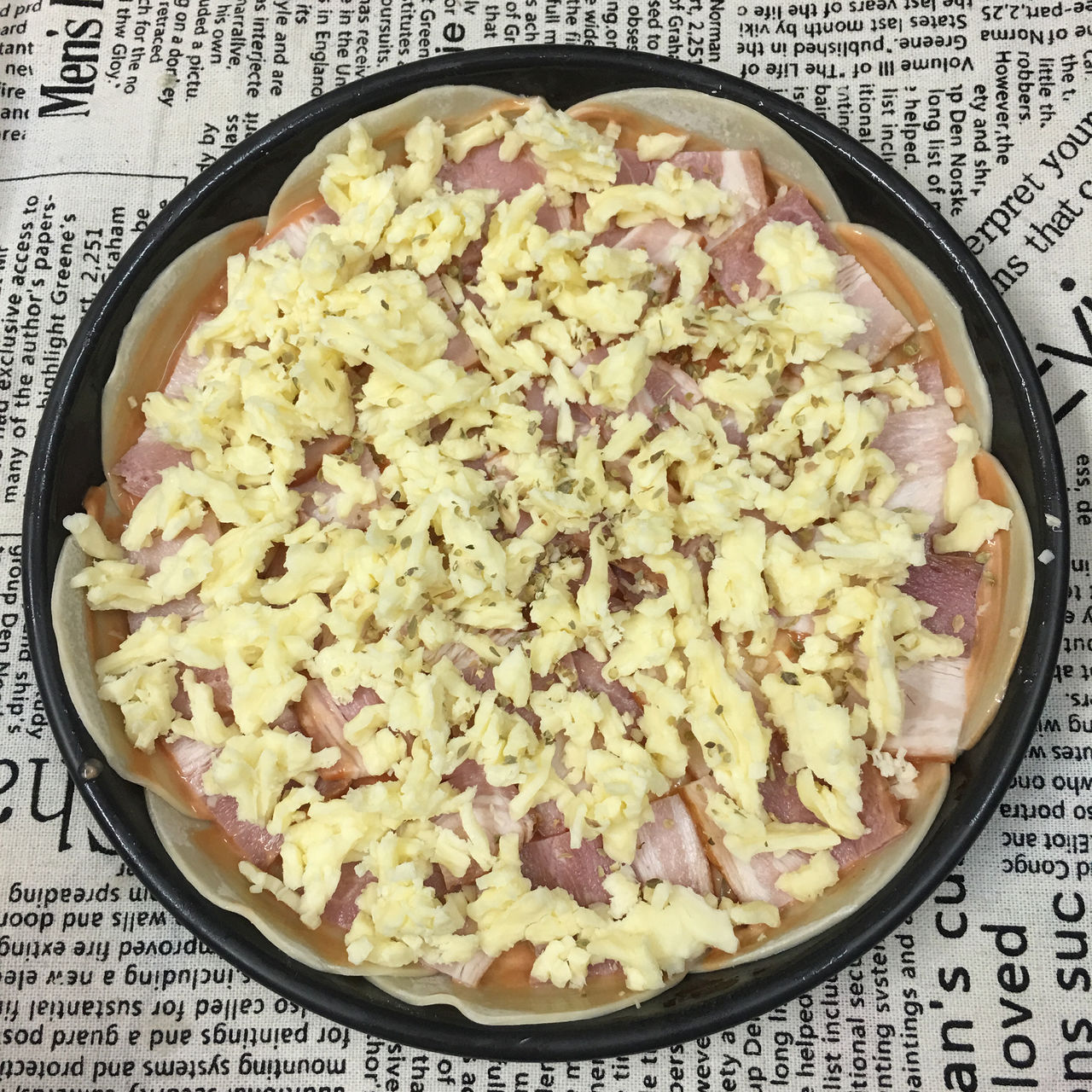 饺子皮披萨的做法,快来学一下啊!