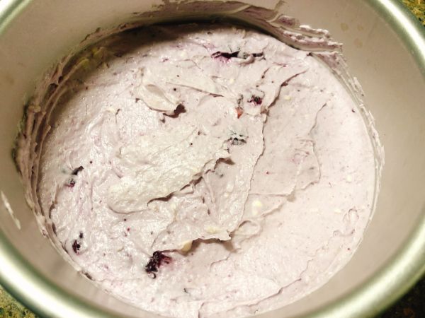 圣诞蓝莓冻芝士蛋糕